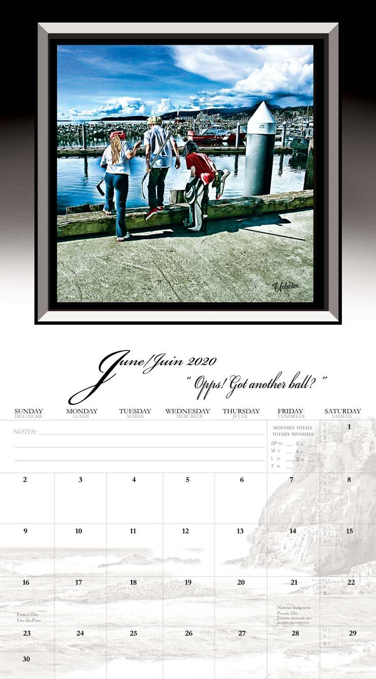 Calendar page — June 2020