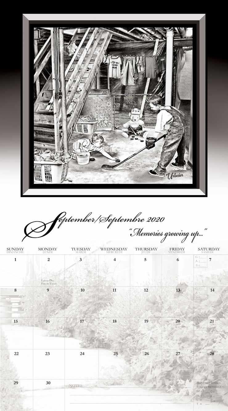 Calendar page — September 2020
