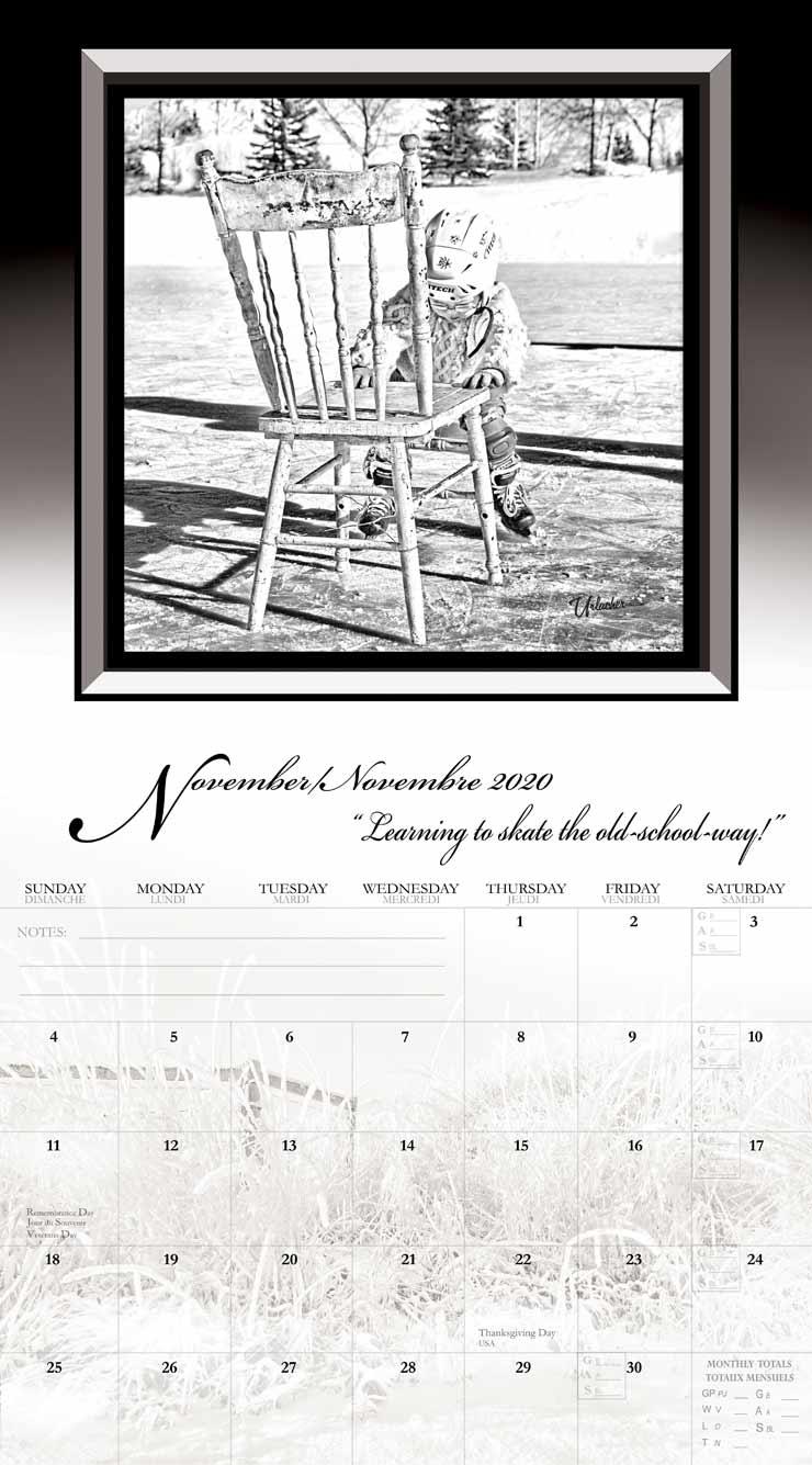 Calendar page — November 2020
