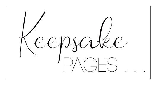 Keepsake pages in the calendar